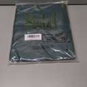 KOUFALL Short Green Christmas Curtains for Kitchen Bathroom Window,Sheer Linen Decorative Curtains for Bedroom (36"W x 45"L (Pack of 2))