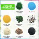 3 x Honoson 9 Pack Total 460Gram Scenery Basing Material Kit Basing Material Kit Diorama Supplies Include Grass, Stone, Snow, Moss Stick, River, Desert for Model Railway Train Garden Diorama Scenery, 7.87 inches