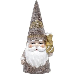 Leekung Gnome Statues for Christmas Decorations- Christmas Gnomes Figurines for Tabletop Shelf Fireplace Mantle Table Decor,Winter Retro Holiday Indoor Home Decorations,Xmas New Year Gifts for Women