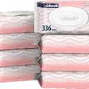 Cottonelle Fragrance Free Flushable Wet Wipes, Adult Wet Wipes, 8 Flip-Top Packs, 42 Wipes Per Pack