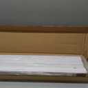 DEZ FURNISHINGS Cordless 2" Faux Wood Blind, 42" W x 60" H, White