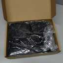 Sweetude 100 Pieces Valentine's Day Velvet Drawstring Bags Jewelry Pouches Bulk 2.76 x 3.54 Inches Wedding Mini Gift Bags for Party Favors(Black)