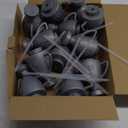 Amyhill 12 Pcs Race Car Trophy Cups With Straws and Lids 12 Oz Plastic Race Car Birthday Party Supplies And Favors For Kids Adults Props Rewards Winning Prizes Competitions (Silver)