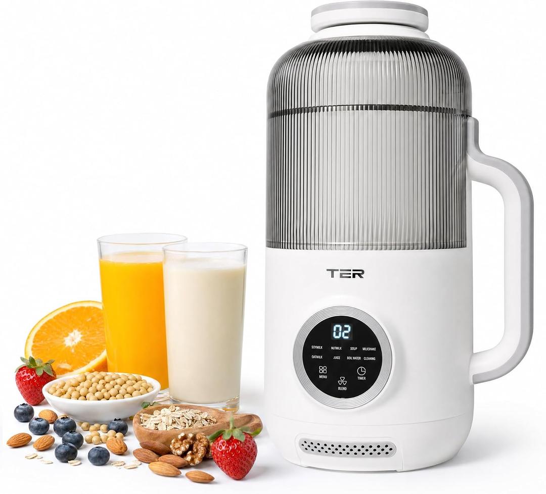 10-in-1 Nut Milk Maker, 40oz Plant-Based Milk Maker