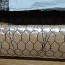 36in x 150ft Chicken Wire, Black Poultry Wire Netting, Hexagonal Galvanized Mesh, Outdoor Anti-Rust Surface Plastic Coating, Garden Fence Animal Barrier for Pet Rabbit Chicken Fencing