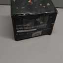 WEMADE 15.4ft Pre-Lit Christmas Garland with Lights  50 LED Lighted Garlands for Christmas Decorations Indoor Outdoor, Battery Operated 8 Modes Memory Timer for Mantel Stair Banister Doorframe Dcor (Multi Color)