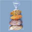 200Pcs 11 x 18 Inch Bottom Gusset Bread Bags with Ties, Clear Plastic Micro Perforated Bags for Homemade Bread and Bakery Loaf Baugette - Thickened, Freezer Safe