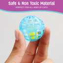 SPOT Lattice Balls Cat Toys - Durable, Fun Balls with Bells Perfect for Swatting and Batting, Colorful Toys to Entertain Indoor Cats and Kittens, - 1.5 inch, 4 pcs