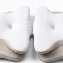 Neck Pillow for Pain Relief -Ergonomic Side Sleeper Pillow for Sleeping, Contour Memory Foam Pillows for Neck Support, Cooling Orthopedic Bed Rest Pillow for Back and Stomach Sleepers Pack Of 2