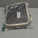 Lunch Box & Lunch Bag for Women Men, Large Insulated Adult Lunch Box Leakproof Lunchbox Cooler Bag for Work Picnic Beach,16L, Grey & White