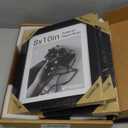 8x10 Picture Frame Set - 3 Pack, Textured Black Solid Wood, HD Tempered Glass, Gallery Photo Frame, Table or Wall Display