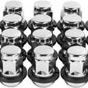 12x1.5 Lug Nuts,Set of 20,OEM Factory Style Chrome Wheels Lug Nuts Compatible with Accord Civic S2000 CRZ DX LX EX