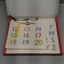 GAMENOTE Double Sided Magnetic Letter & Number Board Set - Alphabet & Numbers Tracing Board for Toddlers, ABC Uppercase & Lowercase Practicing, Math Learning, Educational Toys for Kids