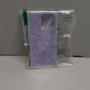 KERZZIL Elegent Girly Mother Shell Pearl Pattern Compatible with iPhone 14 Pro Max Rectangle Edge Case, Slim Soft TPU Silicone Protective Bumper Cases Cover(Purple Pearl,14 Pro Max)