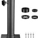 Yeshom Flagpole Base Dock Deck Mount Windsock Base Umbrella Stand Outdoor Backyard