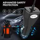 5V 2A/3A Heated Vest Jacket Wire Cigarette Lighter Cord Connection Cables Plug with 12 Volt Male Cigar Plug for Heated Apparel, Link Outdoor Mobile Power and Allowing for Near Endless Warmth(4.92ft)