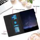 DTangLsm for iPad A16 Case iPad 11th Generation Case 11-inch 2025, iPad 10th Generation Case 10.9-inch 2022, Smart PU Leather Folio Stand Cover with Pencil Holder, Auto Wake/Sleep, Honeycomb Black
