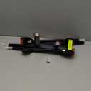 Forearm Crutches Pair, Folding Forearm Crutches Lightweight Adjustablewith Rubber Handles, Comfortable Grip and Wear-Resistant, Non-Slip Forearm Crutches for Heavy Duty (Black)