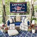 250 Anniversary Flag 3x5 Ft 2 Sided 3 Layers 250th Anniversary Flag We The People 1776-2026 250 Years Birthday Patriotic Decor for Outdoor Front Door Porch Wall (A)