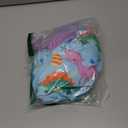 LovinPet Large Dog Pajamas, Four-Leg Stretch Onesie Bodysuit, Lightweight UV-Shielding Pajamas, Anti-Lick Calming Recovery Suit for Surgery, 3D Dino Wing Design with Soft Spikes Blue Purple M