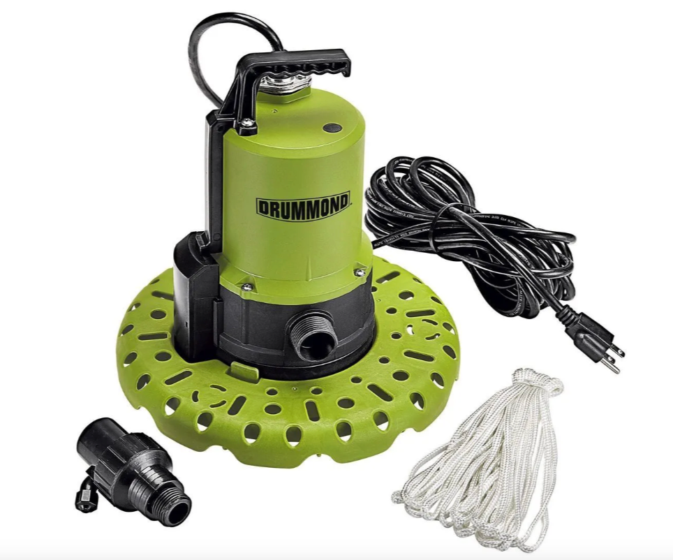 DRUMMOND 1/4 HP Worry-Free Automatic Submersible Utility Pump