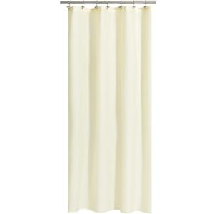 N&Y HOME Fabric Shower Curtain or Liner 36 x 72 Inches Bath Stall Size with 2 Bottom Magnets, Hotel Quality, Washable, Water Repellent, Sand