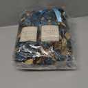 Qingbei Rina Potpourri Bags,Ocean Breeze Scented Potpourri Dried Flower, Bowl Vase Filler, Home Fragrance Sachet Petal,Seashell Beach Coastal Decor, 8.4 oz(Turquoise Teal) (Blue)
