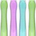 Oral-B 3D White Stain Eraser, 4 Count Soft Manual tootbrush Pack, Removes Stains, Whitens Teeth, Tongue and Cheek Cleaner