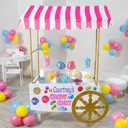 20" – 25 1/2" Party Cart Cardboard Table Decorating Cutouts Kit - 3 Pieces