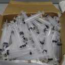 125 Pack Jello Syringes with Caps, 10ml Reusable Plastic Syringes for Party Desserts, Jelly, Pudding, Juice - BPA-Free Halloween Thanksgiving Christmas Birthday Supplies