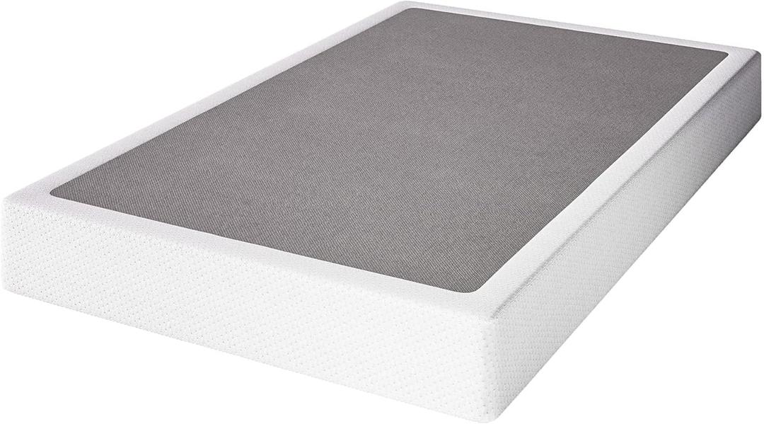 Box-Spring-Twin, 5 inch Low Profile Twin-Box-Spring Only, Heavy Duty Metal, Easy Assembly, Non Slip, Noise Free