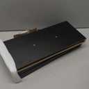 BAYKA Floating Shelves for Wall, Wall Mounted Rustic Wood Shelves for Bathroom, Bedroom, Living Room, Kitchen, Hanging Shelf for Books/Storage/Room Decor with 22lbs Capacity (Black, Set of 3, 15.7in) (A. Black - Universal Classic Style)