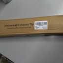 A-KARCK Straight Exhaust Pipe 2.5" OD, Stainless Steel 18" Long Mandrel Exhaust Tube