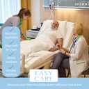 BLISSFORD - 4 Pack Fitted Hospital Bed Sheets with Elastic All Around for a Cotton Rich Soft Knitted Jersey Sheet, 36 x 84 x 12