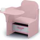 Delta Children MySize Chair Desk with Storage Bin - Greenguard Gold Certified, Dusty Rose