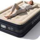 SENNOUL Twin Air Mattress Built in Pump, 18" Raised Blow up Bed,650lb
Inflatable Mattress, Advanced Coil-Beam Support, 2 Mins Inflation, 50% Thicker PVC, Waterproof