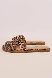 Leopard Women's Sandals, Size 10