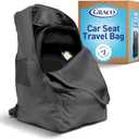 Graco Padded Car Seat Travel Bag & Infant Carrier Backpack, Durable Large Back Pack for Carseats & Booster Seats, Airport Gate Check Bag Luggage, Double Padded Strap, Water Resistant Material, Gray