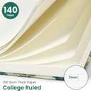 Aesthetic Journal for Women, A5 Hardcover Spiral Notebook, College Ruled Lined Journal for Writing & Note Taking, 140 Pages, Misty Woods