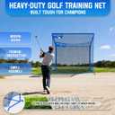 7x7ft Golf Net w/Extra Striking Net, Heavy Duty Golf Hitting Practice Net