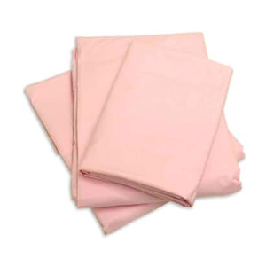 Cot Sheets (Fitted, Flat, Sets), 1 Flat Cot Sheet - Pink
