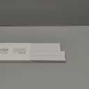 Delamu 56.7in Cord Hider, Wire Covers for 3-4 Cords on Wall, Premium Cable Hider Cord Covers for Wires, Paintable Cable Management Wire Hiders for TV, Cable Cover Raceway Kit, W1.18x H0.6in, White