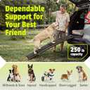 Foldable Dog Ramp for Cars, Trucks & SUV - 63” Long, 250 LB Capacity