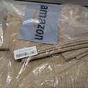 PONY DANCE Linen 100% Blackout Curtains 63 inches Long for Bedroom Living Room Darkening Full Black Out Rod Pocket Back Tab Textured Thermal Insulated Window Curtain Drapes, 2 Panels Set, Linen/Burlap