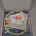 ETSPIL Embroidery Kit for Beginners, Easy Step-by-Step 4K Video Tutorials for Adults to Master 33 Core Stitches, Bound Guide & Magnetic Minder, Relaxing DIY Craft Hobby Gift for Women