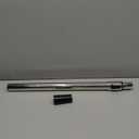 Replacement Vacuum Wand Hose - Adjustable Length (32mm/1.25") Chrome-Plated Metal Tube w/Adapter - Fits Hoover, Electrolux, Kenmore, Dirt Devil (Not for Miele)