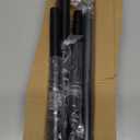 Shower Curtain Rod Adjustable 31-79", Anti-Rust Shower Rod & Spring Tension Shower Rod No Drill, Black Shower Curtain Rod for Bathroom Tension Rod