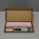 UPTTHOW Signature Punching Tools for Bookbinding Supplies with an Awl and Cradle for Starter, Plastic Easy Scrapbooking Kits for DIY Crafts, Notebook, Journals, Planners, Pink