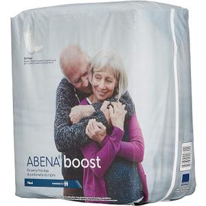 Abena BOOST Fluff Incontinence Pads  No Barrier/FlowThrough, (Sizes Normal To Extra Large) Extra Large, 20 Count