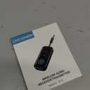 Premium Pro Bluetooth 5.4 Transmitter Receiver,Airplane Audio Adapter,Wireless Transmitter for TV/Travel Flight,Airline,Gym.Compatible with 2 AirPods/Headphones,Bluetooth Receiver for Car/Home Stereo (Black)